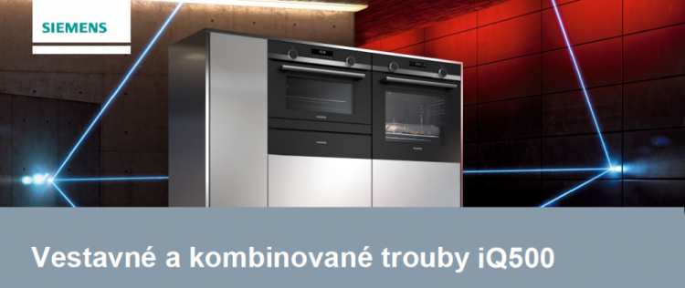 Vestavné a kombinované trouby Siemens iQ500