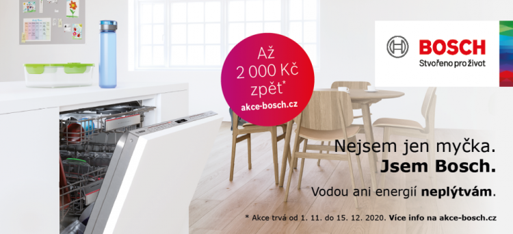 Cashback na myčky Bosch