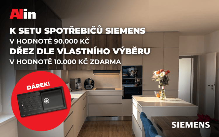 Dřez jako dárek k Siemens spotřebičům?