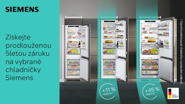 Prodloužená záruka na chlazení Siemens