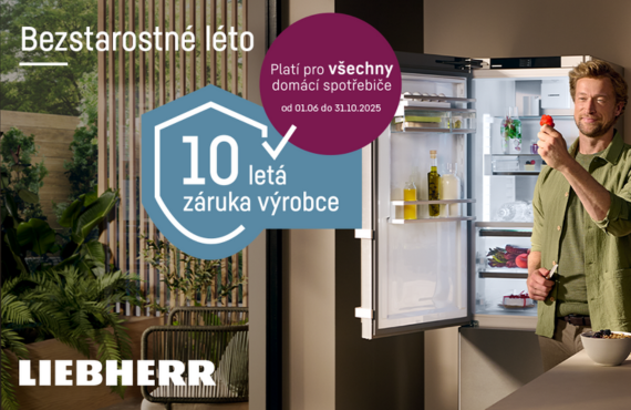 Získejte ZDARMA 10 let záruky na spotřebiče Liebherr