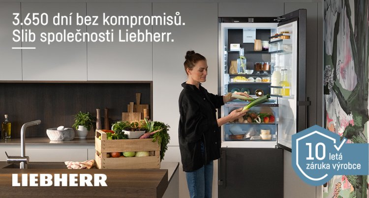 Získejte ZDARMA 10 let záruky na spotřebiče Liebherr