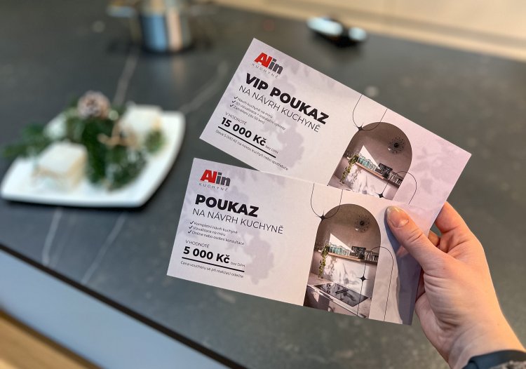 Dárkový poukaz na návrh kuchyně